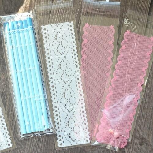 5000pcs Long Transparent Self-adhesive Seal OPP DIY Gift and Candy Packaging Bags Cookie Finger Biscuits Baking Bags