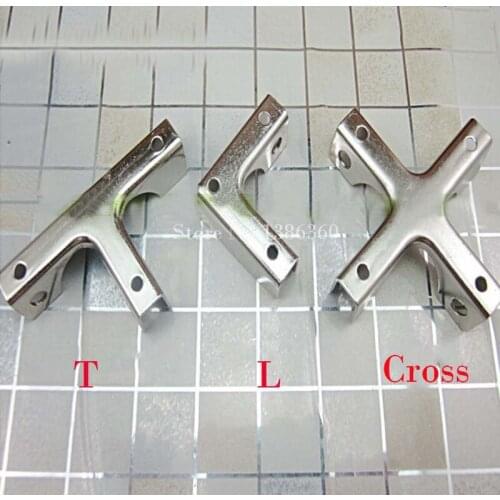 6PCS/Lot Stainless Steel 8-10mm Glass Bracket Brackets Clamp Clip No Boring Drill Cut Free Display Cabinet Showcase CP464