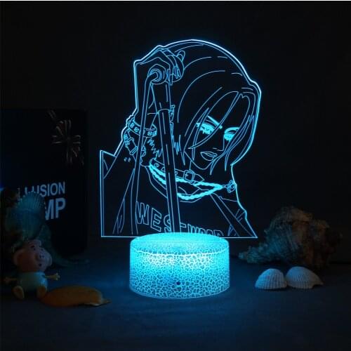 Anime Nana 3D Night Light for Bedroom Decor LED Table Lamp Nana Osaki Figure Kids Child Girls Nightlight Manga Birthday Gift