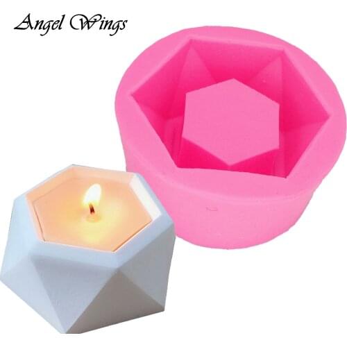 Flower Pot Concrete Silicone Mold DIY Art Ashtray Plaster Cement Mould For Plant Decorating Succulent Plants Candle mold F1351