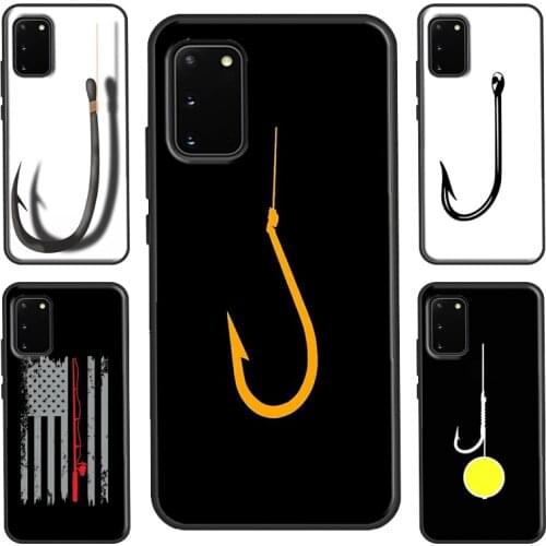 Fish Hook Fishing For Samsung S20 FE S10 S8 S9 Plus S10e Case For Galaxy Note 20 Ultra Note 10 Lite Coque