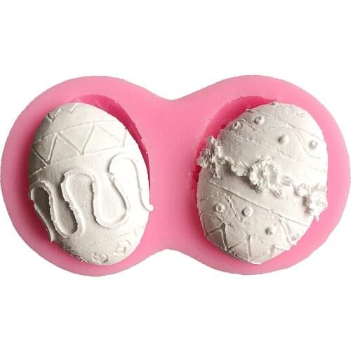 Easter Egg Silicone Chocolate Cake Baking Tool DIY Clay Drop Mold