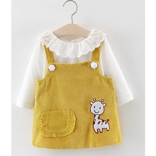 Melario Newborn Baby Dress Autumn Children Clothing Cute Cartoon Princess Dresses for Girl Kids Dress Vestidos