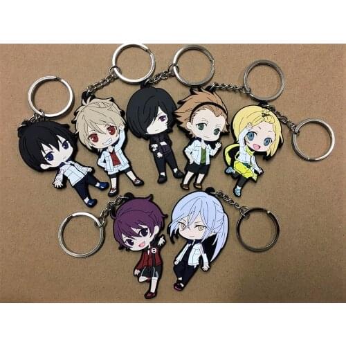 2018 New 7PCS/LOT Japanese anime figure PRINCE OF STRIDE ALTERNATIVE rubber Silicone sweet smell mobile phone charms/key