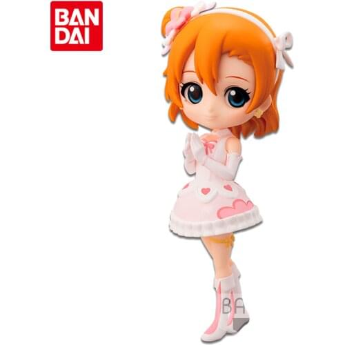 Bandai Genuine Qposket Petit LoveLive! School Idol Project Honoka Kousaka Anime Action Figures Collectible Model Ornaments Toys