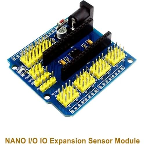 1PC NANO I/O Expansion Sensor Shield Module For Arduino UNO R3 Nano V3.0 Controller Compatible Board I2C PWM Interface 3.3V