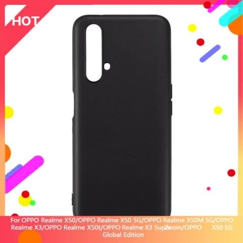 Realme X50 5G Case Matte Soft Silicone TPU Back Cover For OPPO Realme X50M 5G X50t X3 Super Zoom Phone Case Slim shockproof