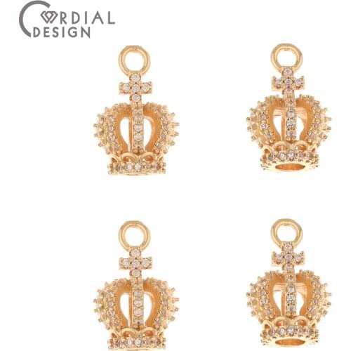 Cordial Design 20Pcs 11*17MM Jewelry Accessories/Hand Made/CZ Pendant/Jewelry Findings & Components/Earrings Making/DIY Charms