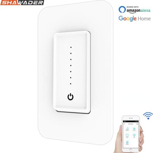 WiFi Smart Fan Light Dimmer Wall Touch Switch SmartLife Tuya APP Remote Voice Control Switches work with Alexa Google Home IFTTT