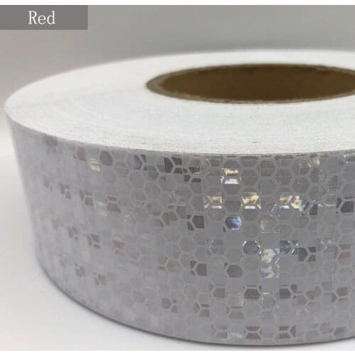 5cmx30m/Roll Reflective Tape Decoration Strip Safety Mark Warning reflectante Stickers For Car Exterior Accessories