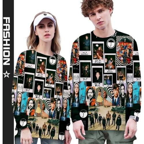 The Umbrella Academy Super Hero 3d Hoodies Pullover Fashion Men Women Capless Sweatshirts Tops Long Sleeve O-neck Hoodie Clothes