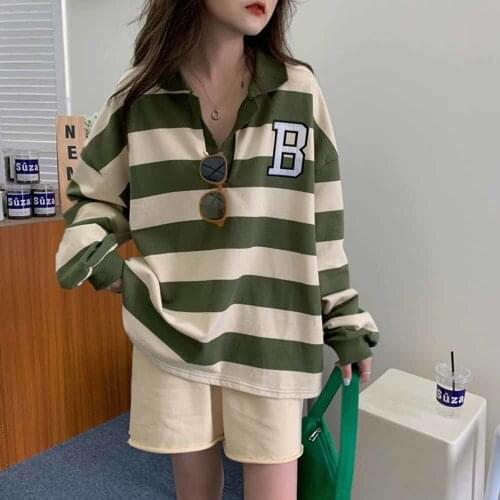 Hip Hop Oversize Loose Sport Street Fashion Plaid women Hoodies Sweatshirt Print For 2021 Autumn Spring