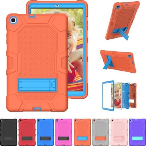 Shockproof Silicone Case For Samsung Galaxy Tab A 10.1 2019 SM-T510 SM-T515 10.1 inch Shockproof Kids Safe Hard Cover