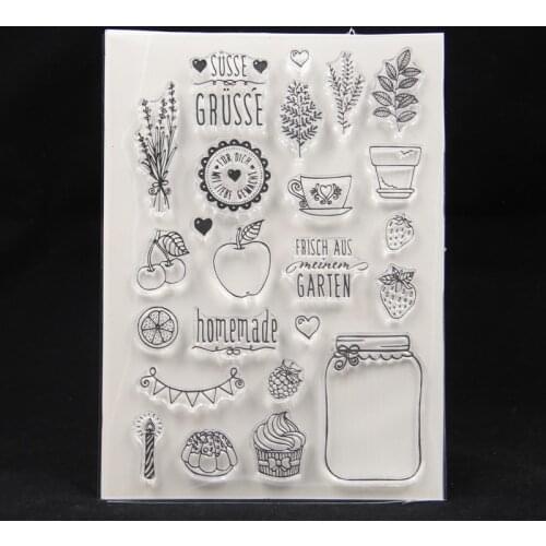 ZFPARTY Homemade Transparent Clear Silicone Stamp for DIY scrapbooking/photo album Decorative card making 1432