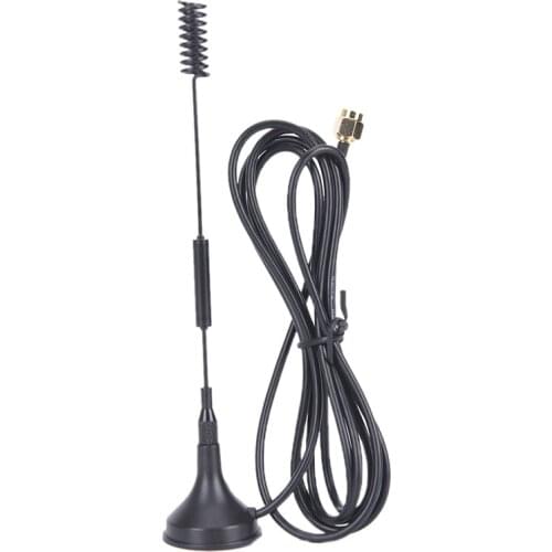 12 Dbi 433Mhz Antenna Half-wave Dipole Antenna SMA Male With Magnetic Base For Radio Signal Booster Wireless Repeater