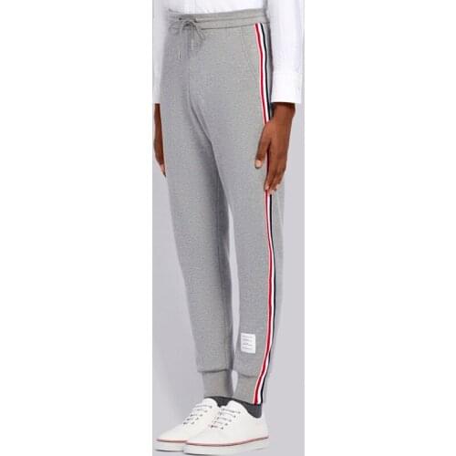 2021 Fashion Brand Sweatpants Men Women Striped Cotton Casual Sports Trousers Tracksuit Bottoms Mens Jogger Track Pants