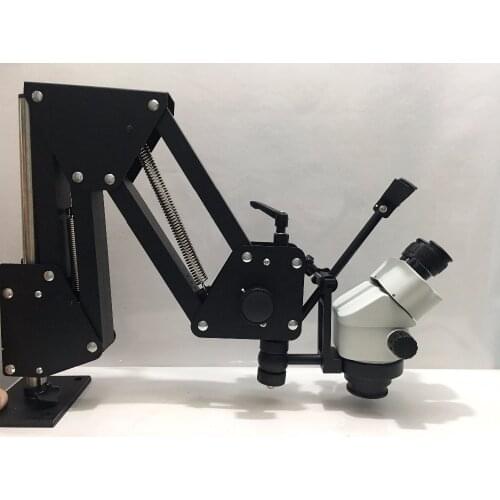 7X-45X Stereo Microscope with Hard Aluminum Stand Jewelry Microscope Dental Microscope for craft jewelry tool s