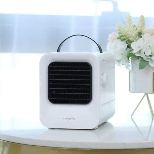 Microhoo 4000mAh USB Wireless Desk Mini Fan Air Cooler Fan Mini Portable Air Conditioner Water Cooling Fan For Office Bedroom
