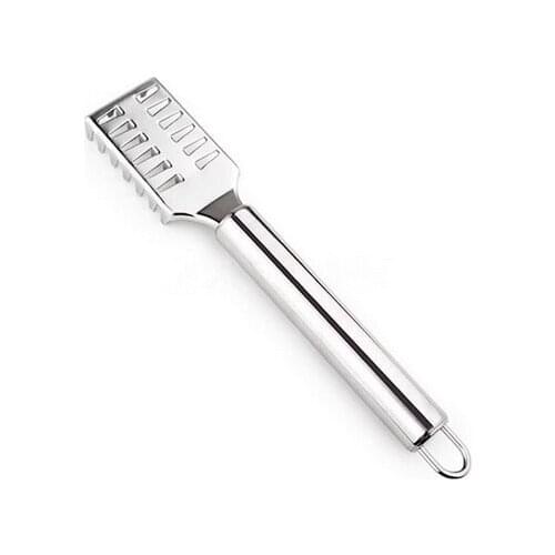 DHL 200pcs practical Stainless steel Practical Skin Fish shaver Cleaning Tool Brush Scales scraper Peeler Remover Kitchenware