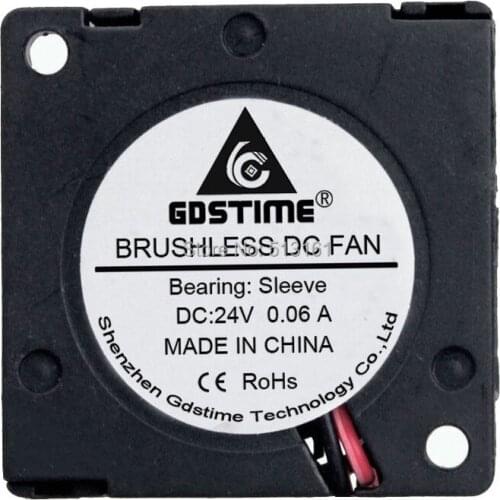 Gdstime DC 24V 2Pin Turbo Blower 30mm x 10mm 3cm 3010 Mini Cooling Fan