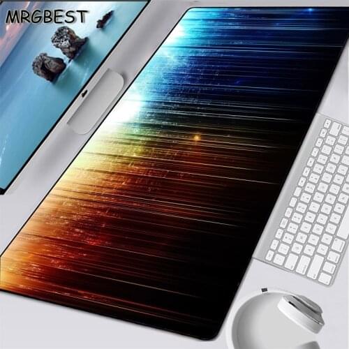 MRGBEST Lockedge Mouse Pad Abstract Game RGB Gamer Large L LED Backlight XXL Mause Computer Keyboard Table Mat Optional Mousemat