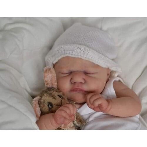 NPK 18Inch Reborn Doll kit Romilly Limited Edition Lifelike Soft Touch Unfinished doll kit