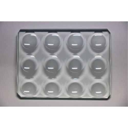 Microscope Slides 5mm Thickness 12 Concave Cavity 12 Well 3 Rows x 4