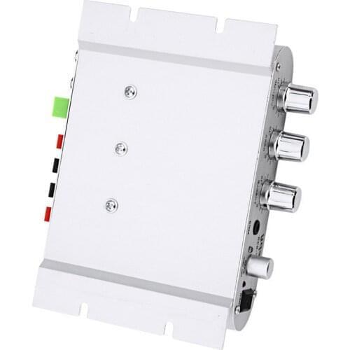 DC 12V 200W mini USB FM CD MP3 Player car HI-FI digital amplifier Amusement Accessories LP838 without adapter