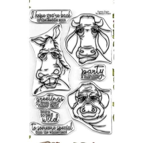 Cartoon Clear Silicone Rubber Stamp for DIY scrapbooking/photo album Decorative craft 0657