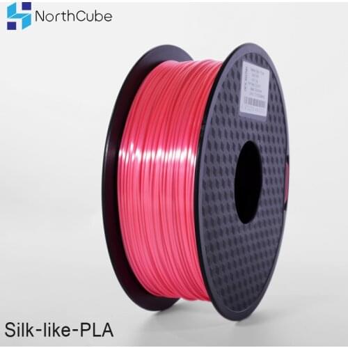 NorthCube 3D Printing Silk PLA Filament 3D Printer Filament 1.75mm 1KG Silk Like Series Pink Color Filament