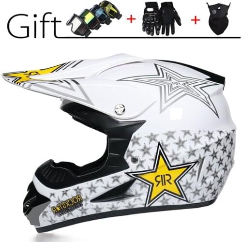 New Motorbike Accessories Motocross MTB Star Helmet Capacete Moto Casco Dot Motorcycle Full Face AM DH Helmets Racing Helmets