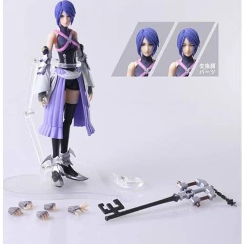 Original Bring Arts Kingdom Hearts III Aqua PVC Action Figure Toy Movie Model 16cm