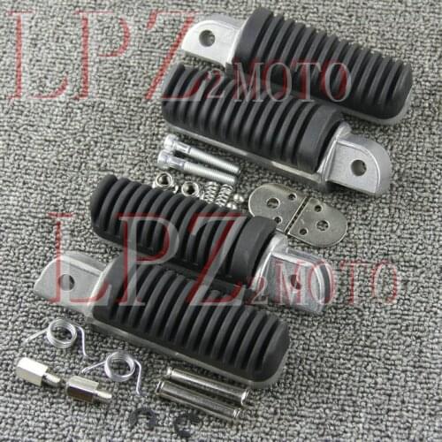 Motorcycle Front / Rear Footrests Foot pegs For YAMAHA XJR400 XJR1200 XJR1300 FZ1000 FZ1 FZ6 foot and back pedals