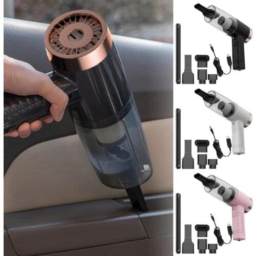 Vacuum Cleaner Wireless Powerful ABS 120W Wet Dry Dual-use Dust Remover for Car Vacuum Cleaner Car Electrical Appliances