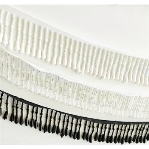 5cm wide Fully Handmade Beaded Fringe Latin Dancewear Costume Curtain Fringe DIY Sewing and Craft Supplies
