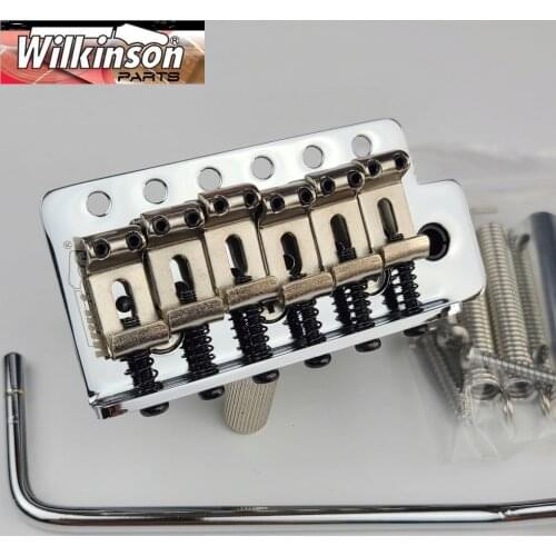 Wilkinson Vintage Type ST Electric Guitar Tremolo System Bridge Chrome Silver for Strat Guitar WOV01