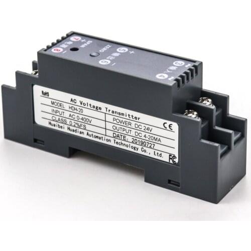 420ma Voltage Transmitter High Accuracy Ac Voltage Measurement Sensor Output Current Transmitter