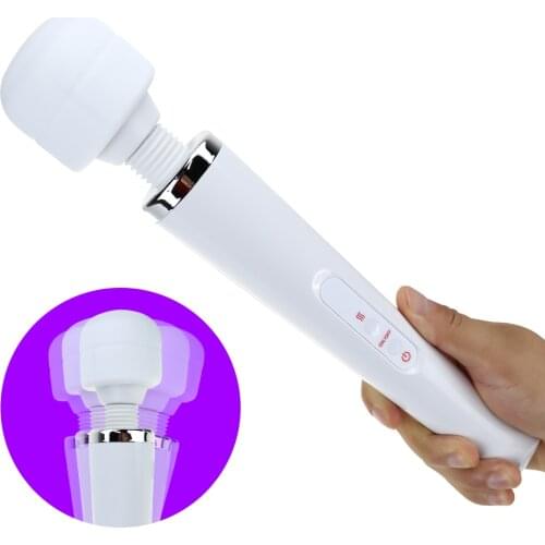 Huge Magic Wand Vibrators for women, USB Charge Big AV Stick Female G Spot Massager Clitoris Stimulator Large Sex Toys for Woman