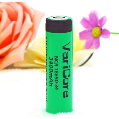 1 pc .. VariCore NCR18650-34 100% New Original 3.7V 3400 mAh Rechargeable Lthium NCR18650B Battery Industrial equipment used
