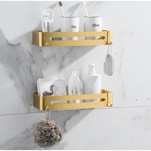 1 Layers Bathroom Storage Rack Toilet Wall-mounted Drain Shelf Bathware Organizer