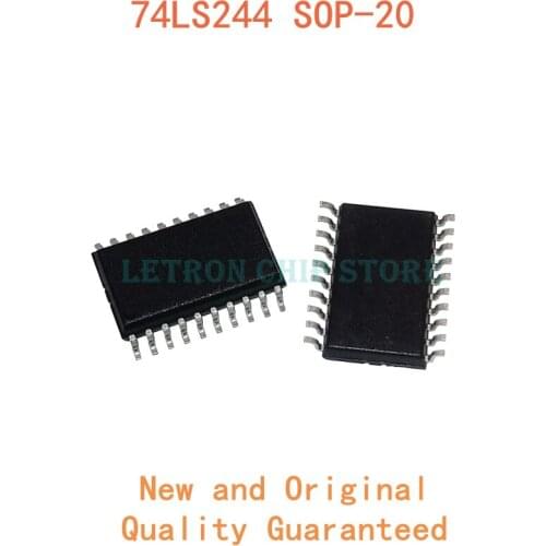 10PCS 74LS244 SOP-20 SN74LS244DWR LS244 74LS244D SOP20 7.2MM SOIC-20 SOIC20 SMD new and original IC Chipset