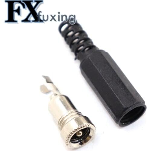 10PCS YX-5.5-2.1 DC Power Female Plug Jack Socket 5.5x2.1mm Adapter Connector Female seat YX Disassembly base 5.5*2.1 DC-022