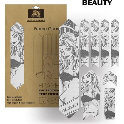 3D Mountain Bike Scratch-Resistant Protector Frame Removeable Sticker Road Bicycle Paster Guard Cover Bicycle Accessories