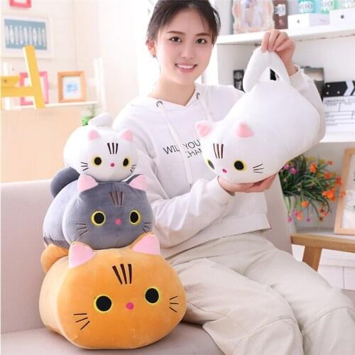 4 Styles Kitty Cat Plush Toys Chi Chis Cat Stuffed Doll Soft Animal Dolls Cheese Cat Stuffed Toys Dolls Pillow Cushion For Kids