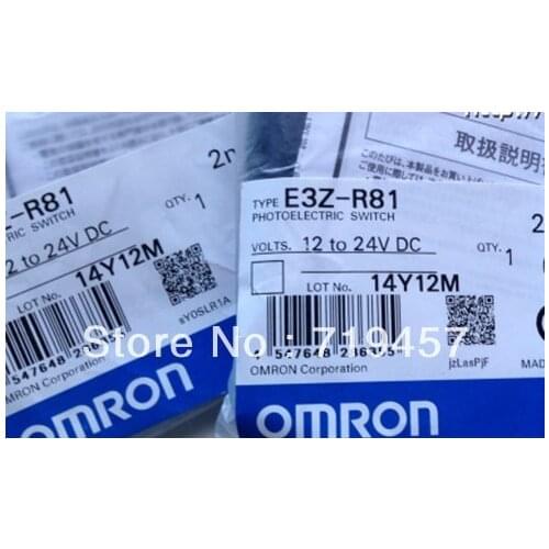 FREE SHIPPING E3Z-R81 SENSOR OPTO REFL 4M PREWIRED MOD