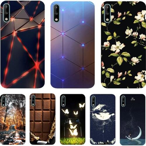 For Huawei P smart 2020 Case Cartoon TPU Soft Phone Cover for Huawei Y7 2020 Case Silicone Fundas For Huawei P smart 2019 Case