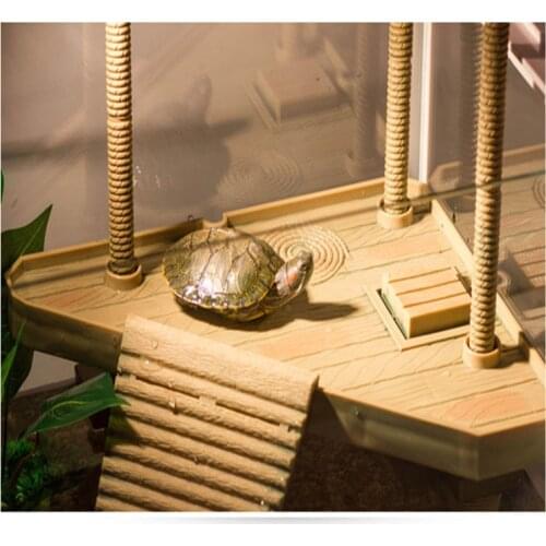 Turtle Island Climbing Basking Platform Turtle Frog Floating Island Aquatic Pet Reptile Supplies Turtle Tank Aquarium Ornament