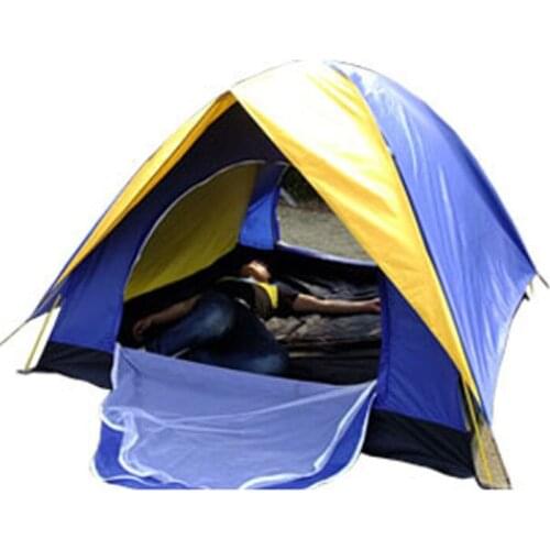 Two-layer Two-door 2 Person Tent Lover Naturehike Camping Outdoor Tent Rainproof 4 Season Tent Beach Tent PU Protection Tents
