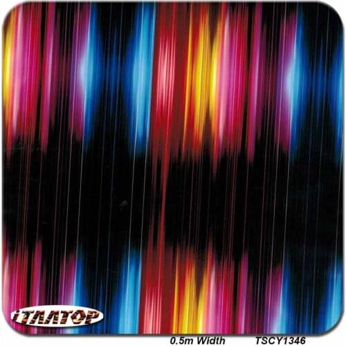 ITAATOP Hydrographic Film TSCY1346 0.5M * 20M Colorful hydro dipping Water Transfer Printing Film
