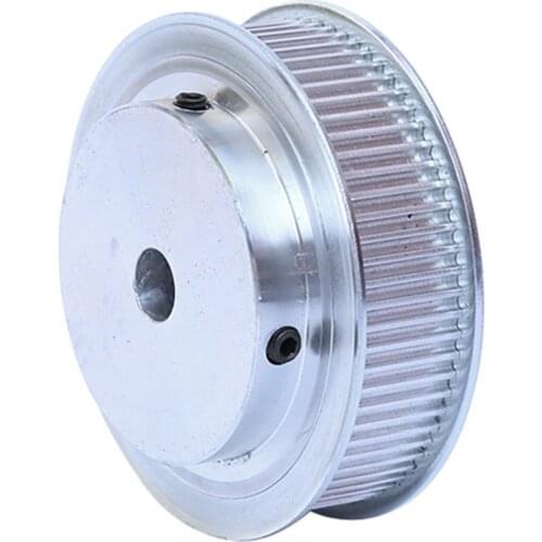 HTD3M-48T Pulley BF Shape, Inner Bore 8/10/12mm, Aluminum Material Pulley Wheel, Slot Width 17mm, For HTD3M-Rubber Timing Belt